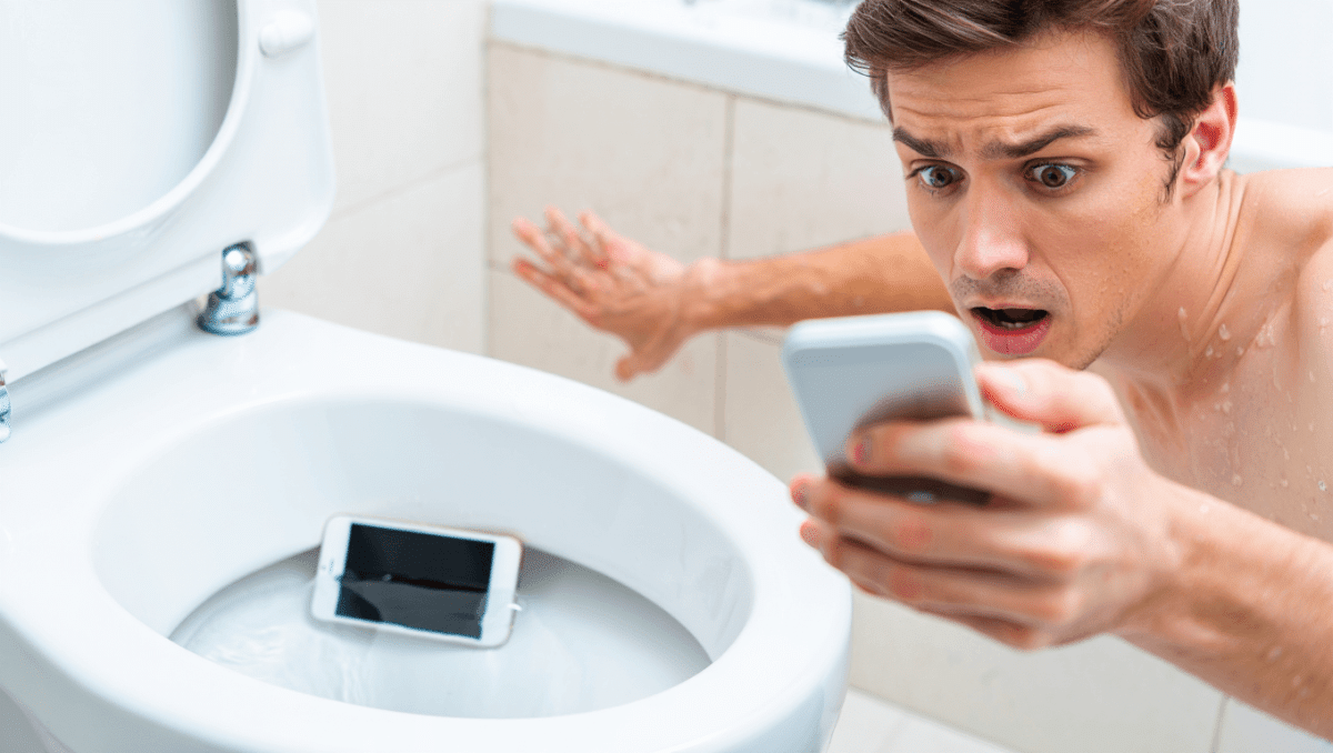 Hämorrhoiden-Alarm: Handy weg auf der Toilette!