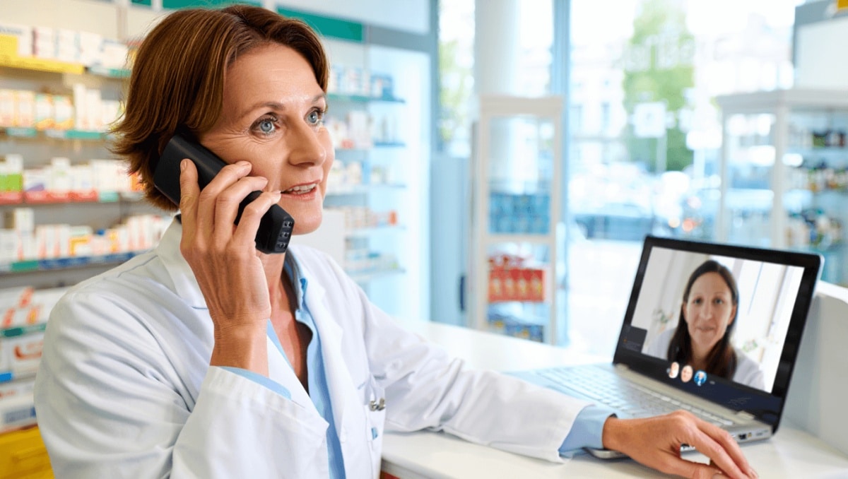 
                    Telepharmazie im Botendienst
                