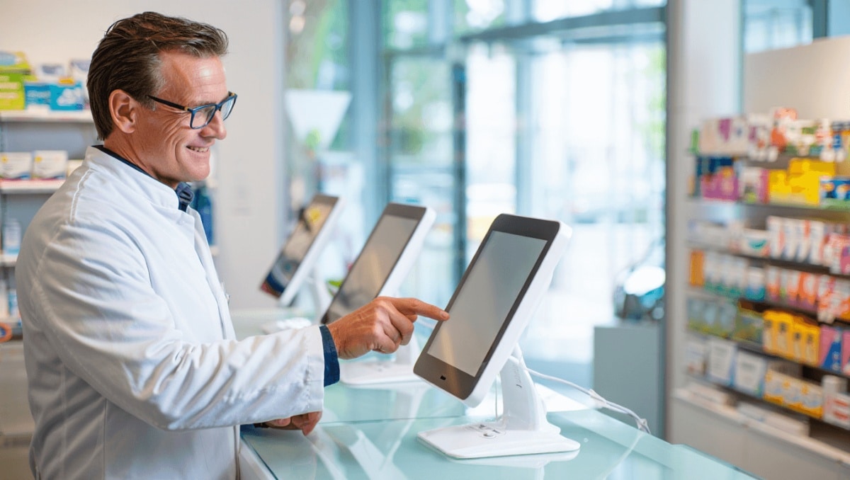 
                    50.000 Euro: Apotheker investiert in drei Terminals
                