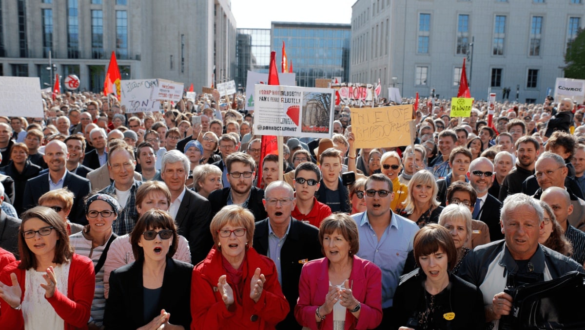 
                    Linke ruft zum Protest auf
                